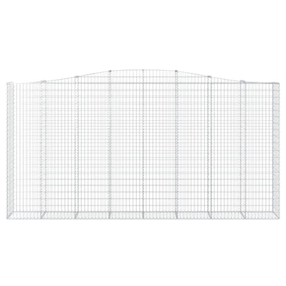 Cesto Gabbione ad Arco 400x50x200/220 cm Ferro Zincato - homemem39