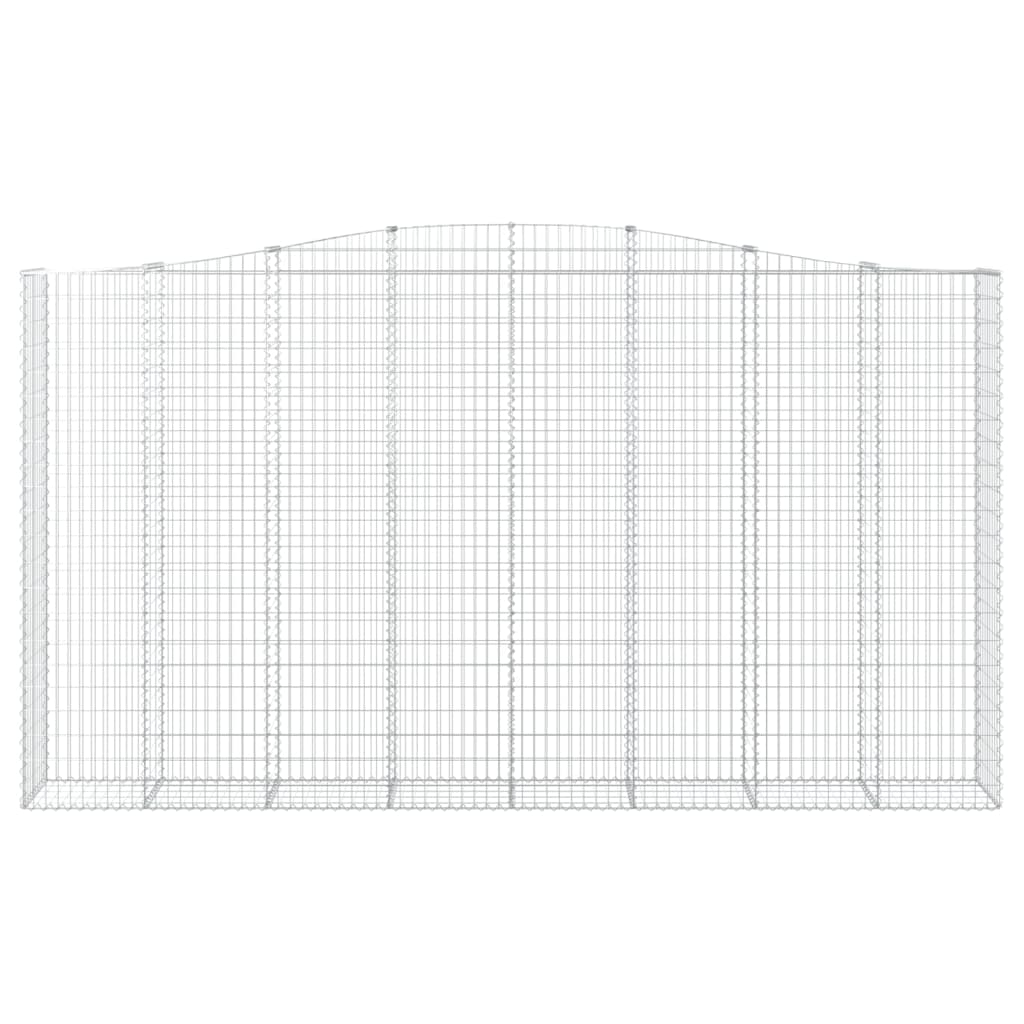 Cesto Gabbione ad Arco 400x50x220/240 cm Ferro Zincato - homemem39