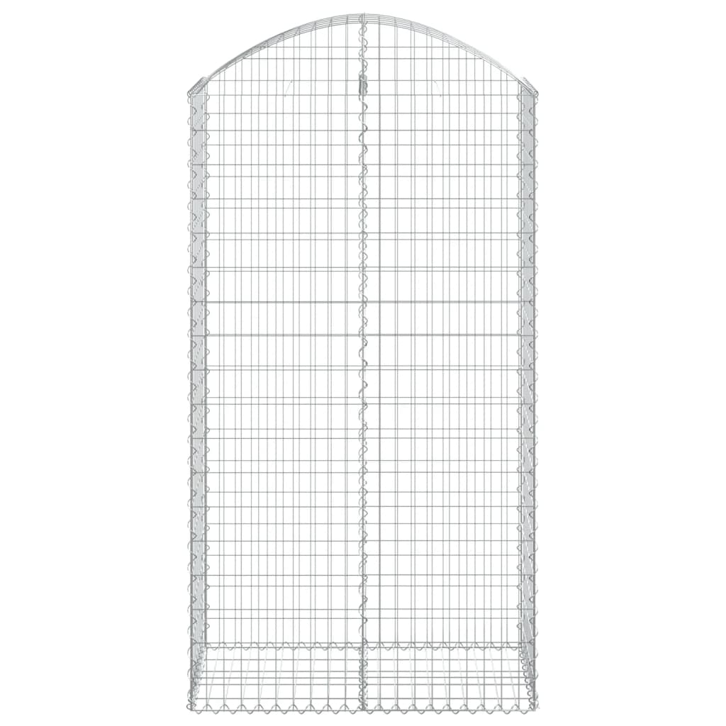 Cesto Gabbione ad Arco 100x50x180/200 cm Ferro Zincato - homemem39
