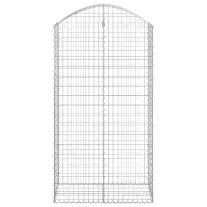 Cesto Gabbione ad Arco 100x50x180/200 cm Ferro Zincato - homemem39