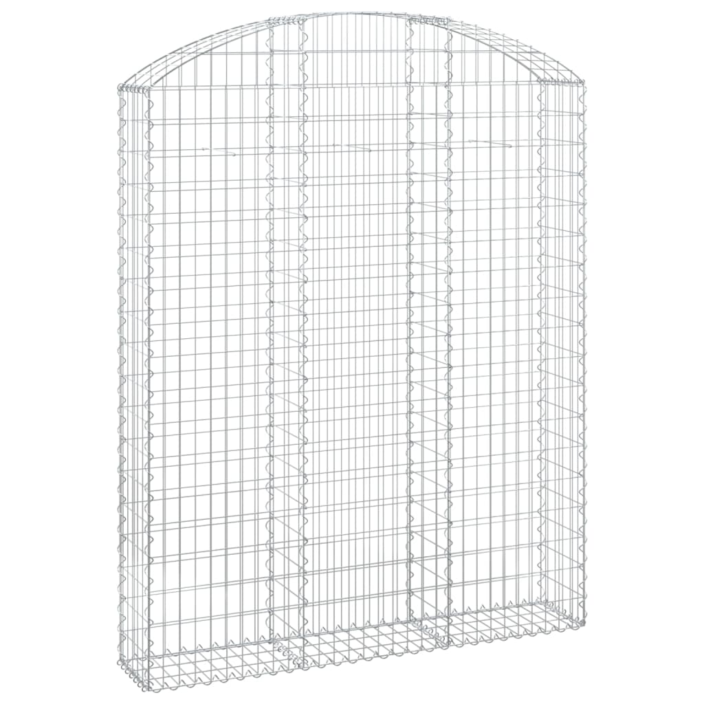 Cesto Gabbione ad Arco 150x30x180/200 cm Ferro Zincato | homemem39