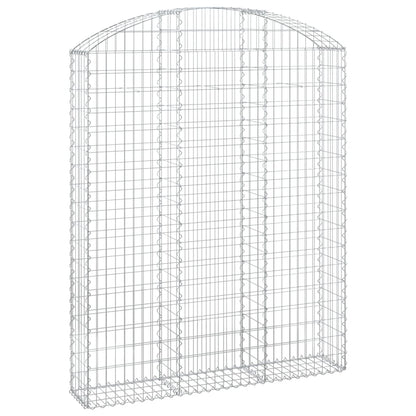 Cesto Gabbione ad Arco 150x30x180/200 cm Ferro Zincato | homemem39