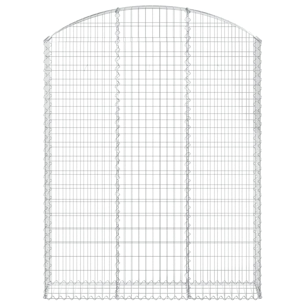 Cesto Gabbione ad Arco 150x30x180/200 cm Ferro Zincato | homemem39