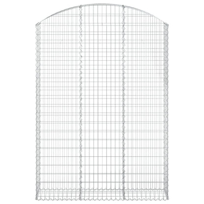 Cesto Gabbione ad Arco 150x30x200/220 cm Ferro Zincato