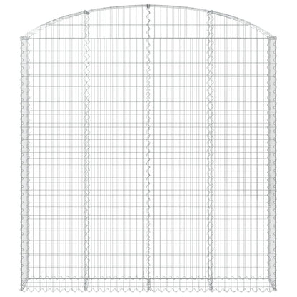 Cesto Gabbione ad Arco 200x30x200/220 cm Ferro Zincato - homemem39