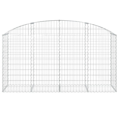 Cesto Gabbione ad Arco 200x50x100/120 cm Ferro Zincato - homemem39