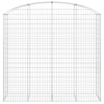 Cesto Gabbione ad Arco 200x50x180/200 cm Ferro Zincato - homemem39