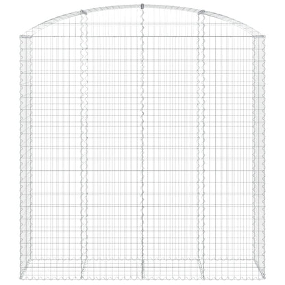 Cesto Gabbione ad Arco 200x50x200/220 cm Ferro Zincato - homemem39