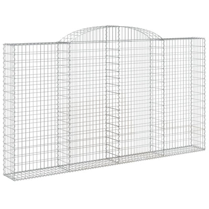 Cesto Gabbione ad Arco 300x30x160/180 cm Ferro Zincato | homemem39