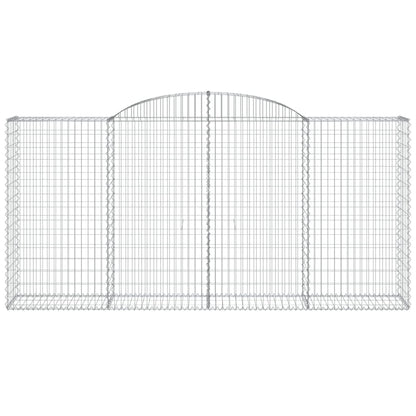 Cesto Gabbione ad Arco 300x50x140/160 cm Ferro Zincato - homemem39