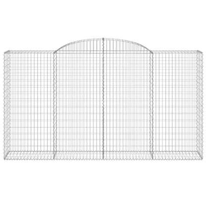 Cesto Gabbione ad Arco 300x50x160/180 cm Ferro Zincato - homemem39