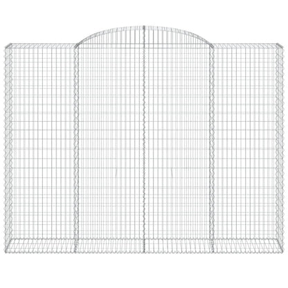 Cesto Gabbione ad Arco 300x50x220/240 cm Ferro Zincato - homemem39