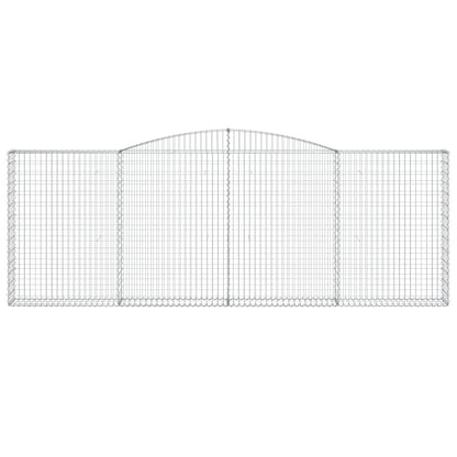 Cesto Gabbione ad Arco 400x30x140/160 cm Ferro Zincato - homemem39