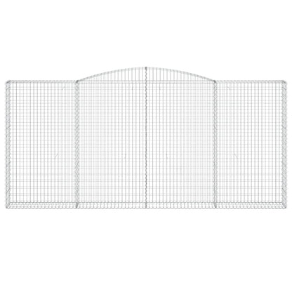 Cesto Gabbione ad Arco 400x30x180/200 cm Ferro Zincato - homemem39