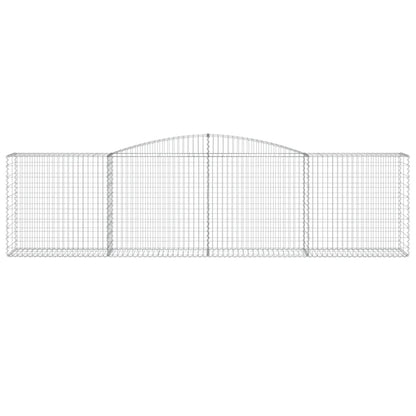 Cesto Gabbione ad Arco 400x50x100/120 cm Ferro Zincato - homemem39