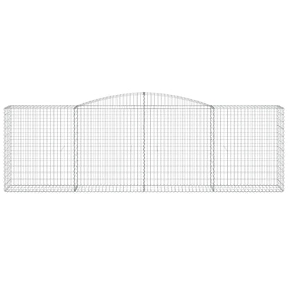 Cesto Gabbione ad Arco 400x50x120/140 cm Ferro Zincato - homemem39