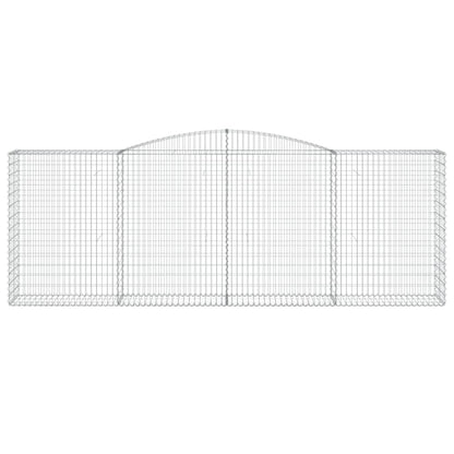 Cesto Gabbione ad Arco 400x50x140/160 cm Ferro Zincato - homemem39