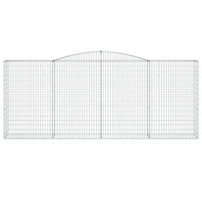 Cesto Gabbione ad Arco 400x50x160/180 cm Ferro Zincato - homemem39