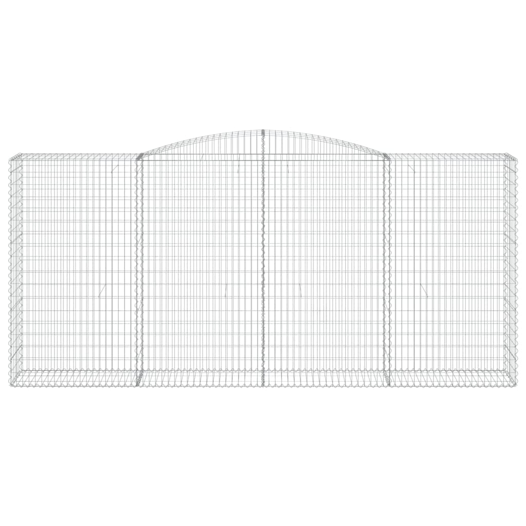 Cesto Gabbione ad Arco 400x50x180/200 cm Ferro Zincato - homemem39