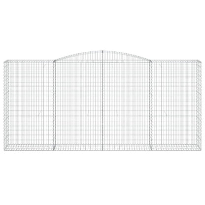 Cesto Gabbione ad Arco 400x50x180/200 cm Ferro Zincato - homemem39