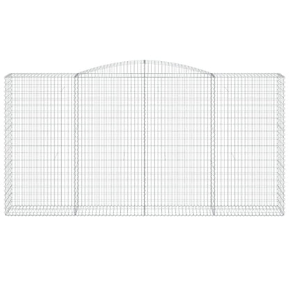 Cesto Gabbione ad Arco 400x50x200/220 cm Ferro Zincato - homemem39