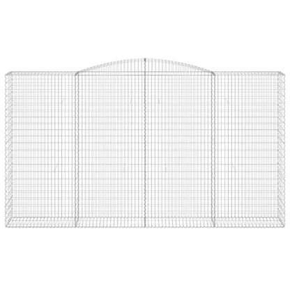 Cesto Gabbione ad Arco 400x50x220/240 cm Ferro Zincato - homemem39