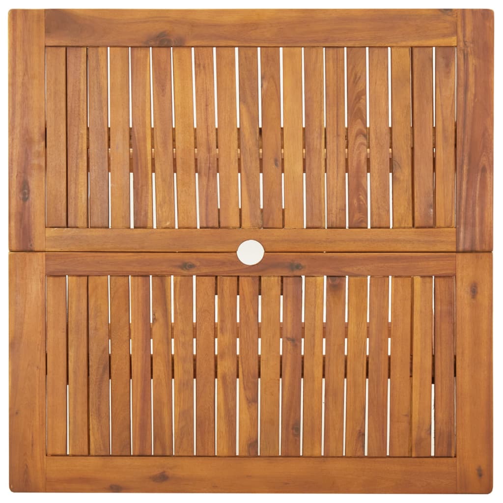 Set da Pranzo per Giardino 5 pz in Legno Massello di Acacia | homemem39