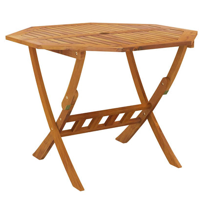Set da Pranzo per Giardino 5 pz in Legno Massello di Acacia | homemem39