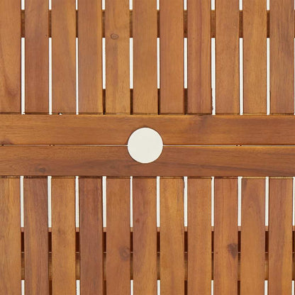 Set da Pranzo per Giardino 5 pz in Legno Massello di Acacia | homemem39