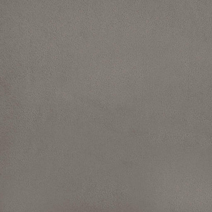 Divano a 2 Posti con Cuscini Grigio Chiaro 120 cm in Velluto | homemem39