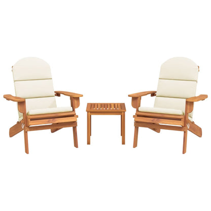 Set Salotto da Giardino Adirondack 3pz Legno Massello di Acacia | homemem39