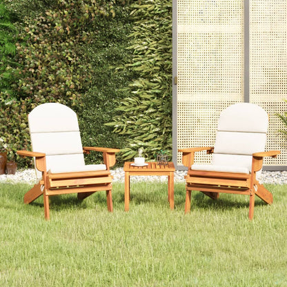 Set Salotto da Giardino Adirondack 3pz Legno Massello di Acacia | homemem39