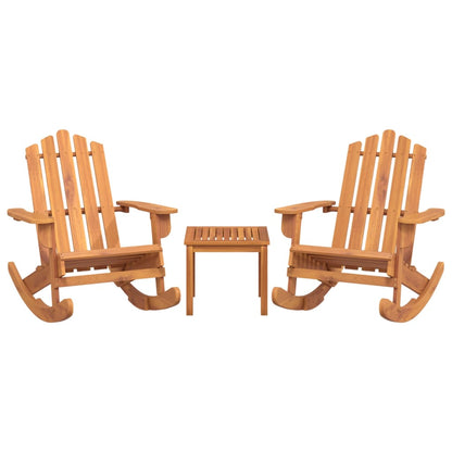 Set Salotto da Giardino Adirondack 3pz Legno Massello di Acacia | homemem39