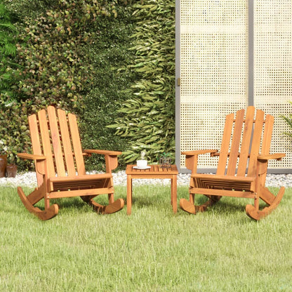 Set Salotto da Giardino Adirondack 3pz Legno Massello di Acacia | homemem39