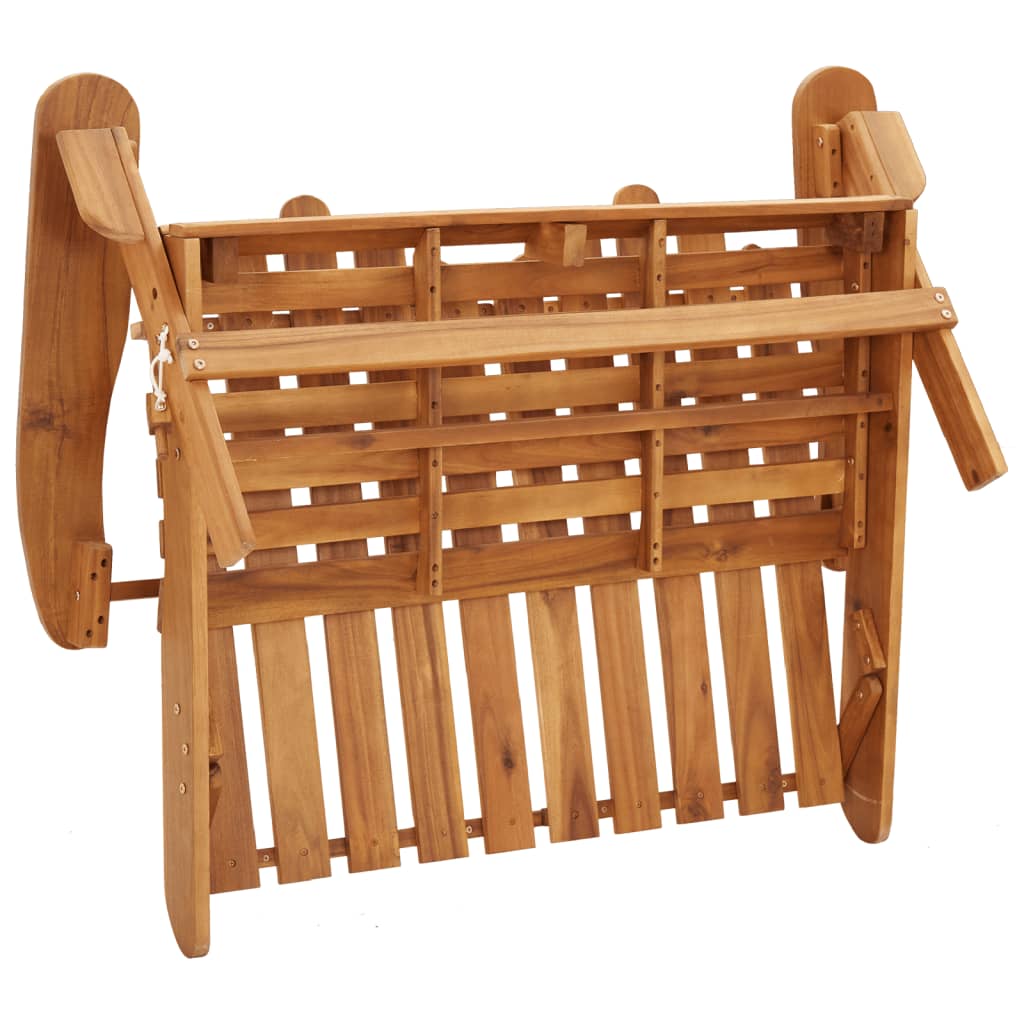 Set Salotto da Giardino Adirondack 3pz Legno Massello di Acacia | homemem39