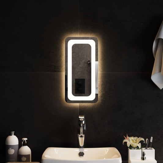 Specchio da Bagno con Luci LED 20x40 cm
