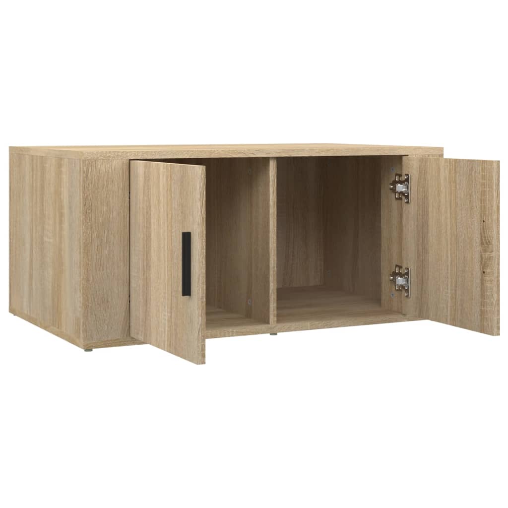 Tavolino da Salotto Rovere Sonoma 80x50x36 cm Legno Multistrato | homemem39