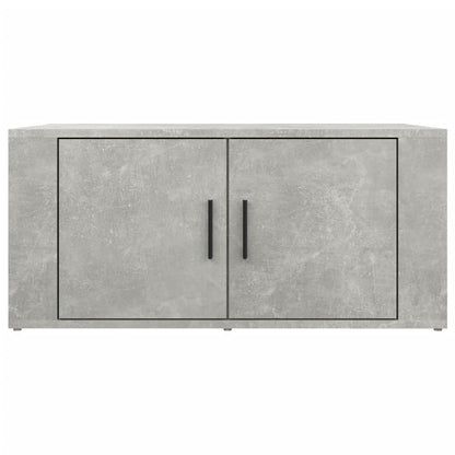 Tavolino Salotto Grigio Cemento 80x50x36 cm Legno Multistrato | homemem39
