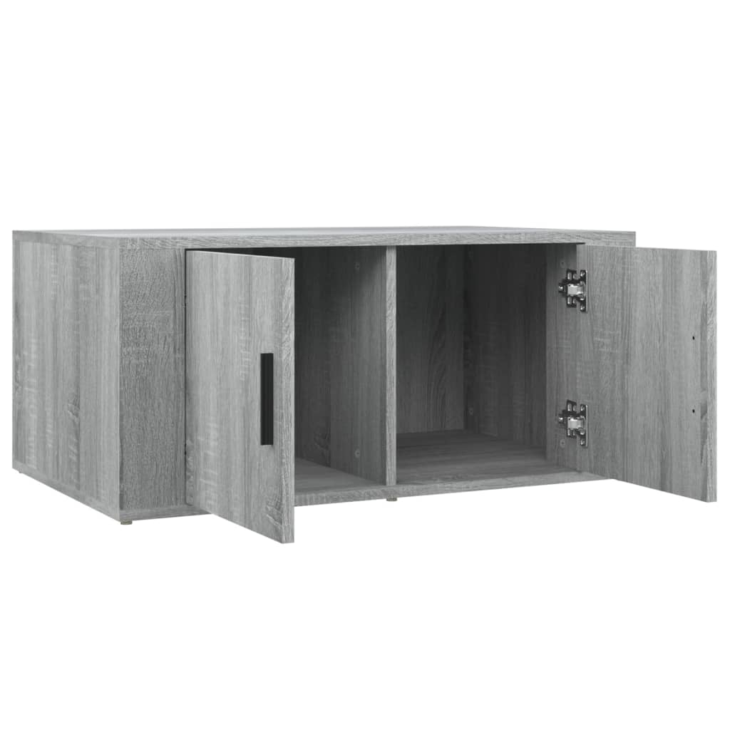 Tavolino da Salotto Grigio Sonoma 80x50x36 cm Legno Multistrato | homemem39