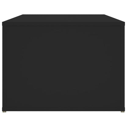 Tavolino da Salotto Nero 100x50x36 cm in Legno Multistrato