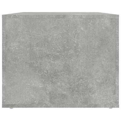 Tavolino da Salotto Grigio Cemento 80x50x40cm Legno Multistrato