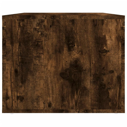 Tavolino da Salotto Rovere Fumo 80x50x40 cm Legno Multistrato
