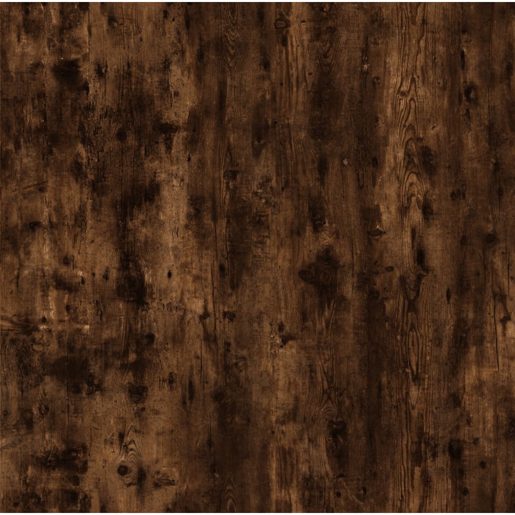Tavolino da Salotto Rovere Fumo 80x50x40 cm Legno Multistrato