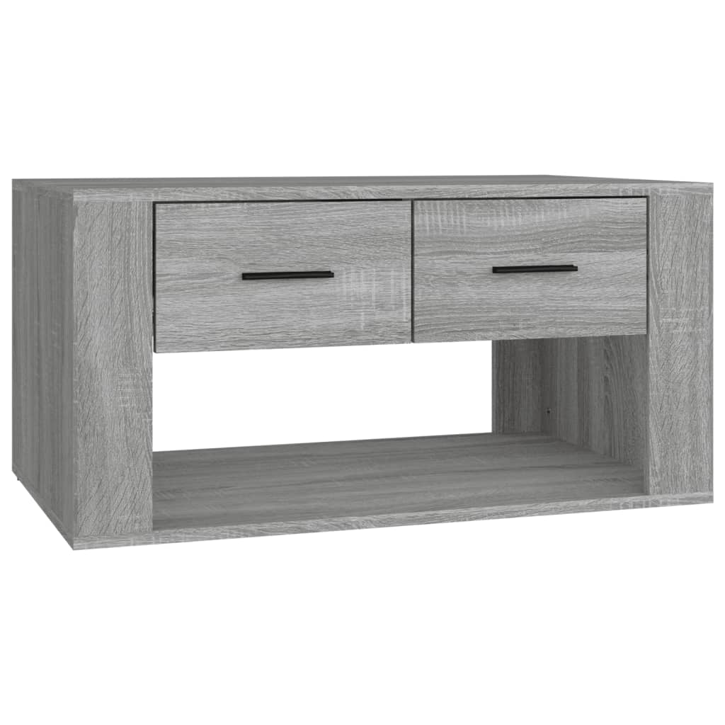 Tavolino da Salotto Grigio Sonoma 80x50x40 cm Legno Multistrato