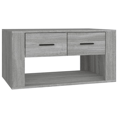 Tavolino da Salotto Grigio Sonoma 80x50x40 cm Legno Multistrato