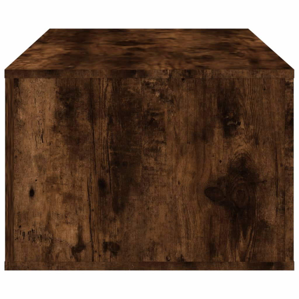 Tavolino da Salotto Rovere Fumo 100x50,5x35cm Legno Multistrato | homemem39