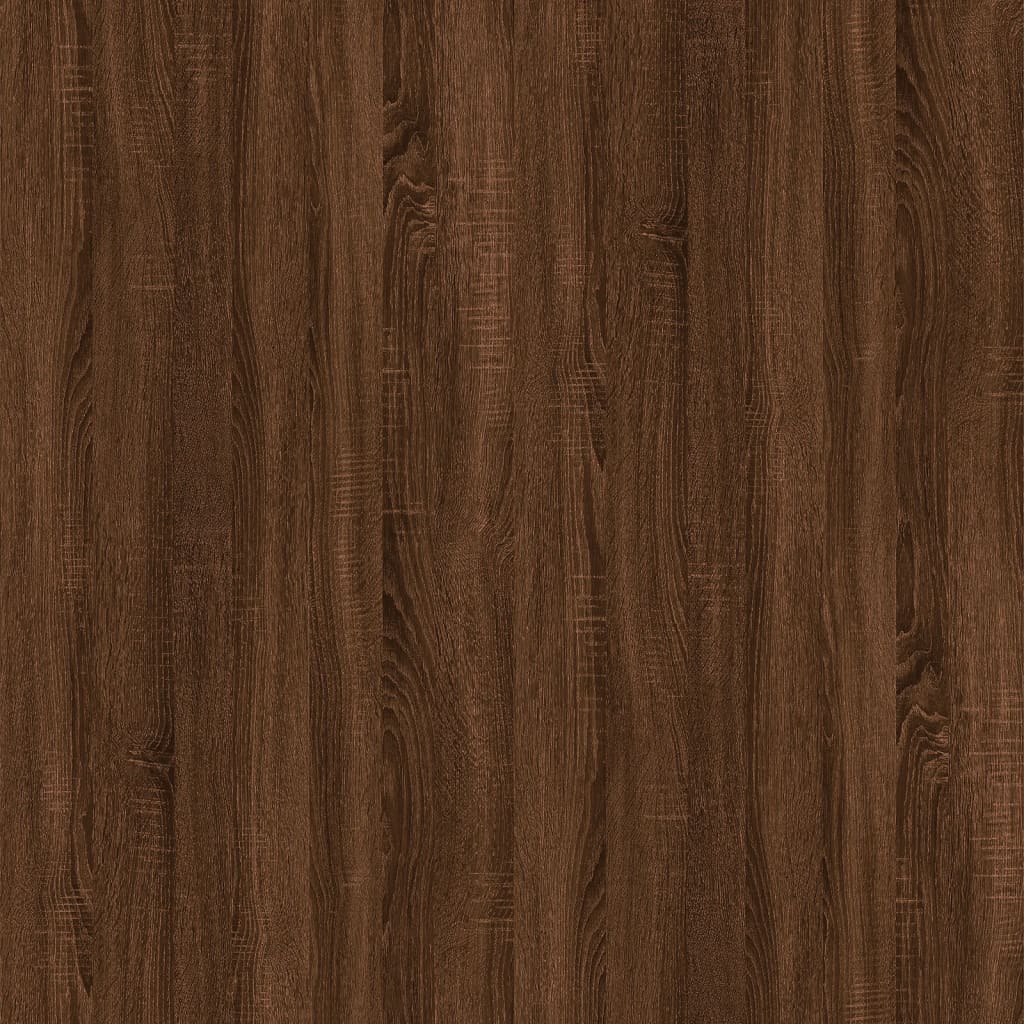 Tavolino Salotto Rovere Marrone 100x50,5x35cm Legno Multistrato