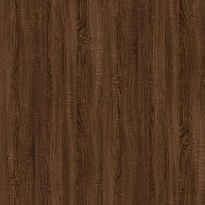 Tavolino Salotto Rovere Marrone 100x50,5x35cm Legno Multistrato