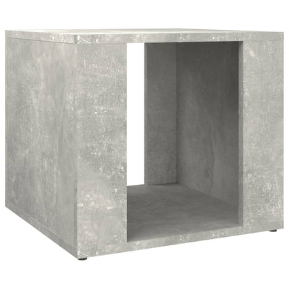Comodino Grigio Cemento 41x40x36 cm in Legno Multistrato - homemem39