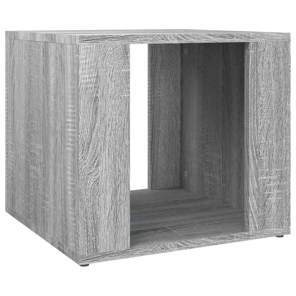 Comodino Grigio Sonoma 41x40x36 cm in Legno Multistrato - homemem39
